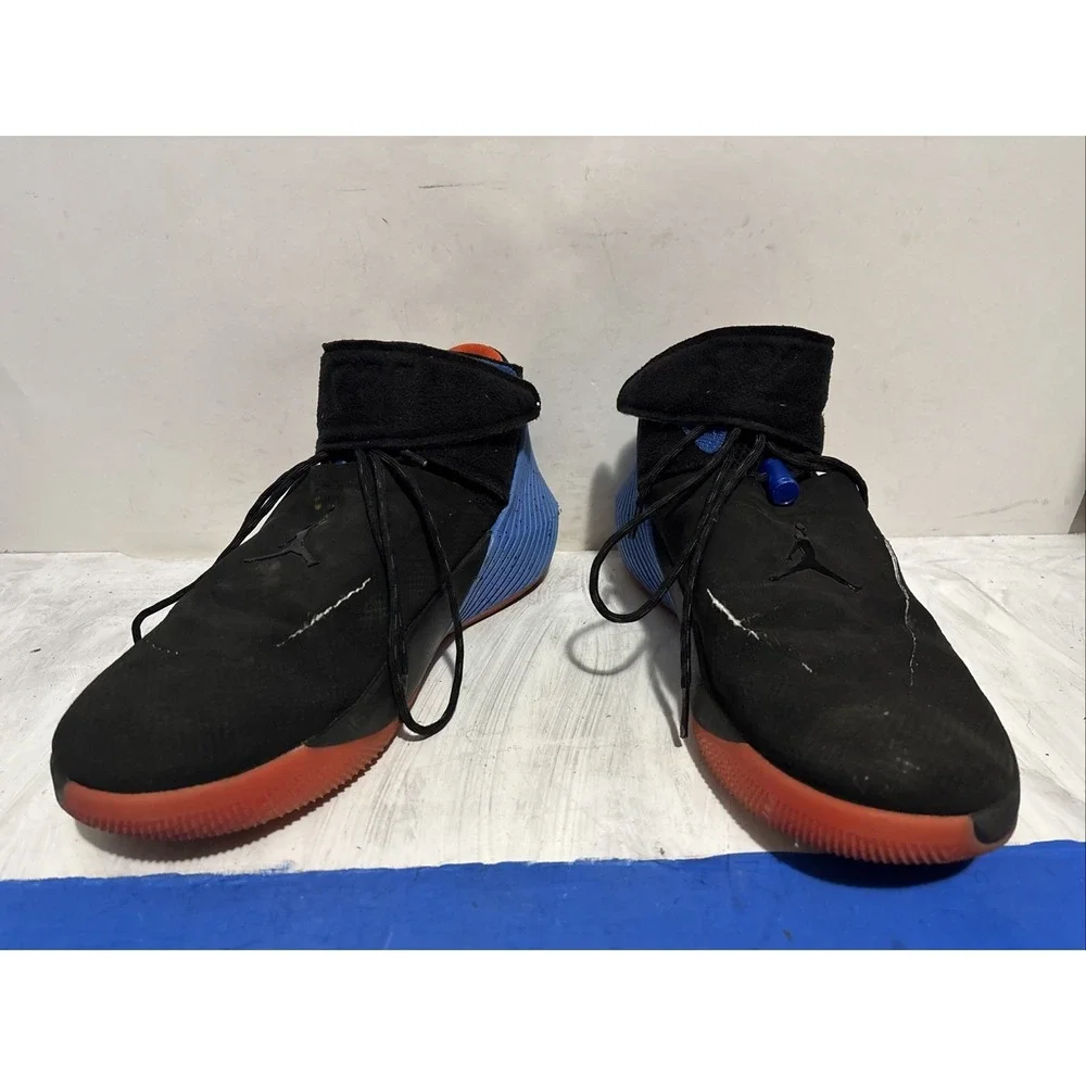 Nike Air Jordan Why Not Zero 1 Men's Shoes Sz 10.5 Worn Black Orange